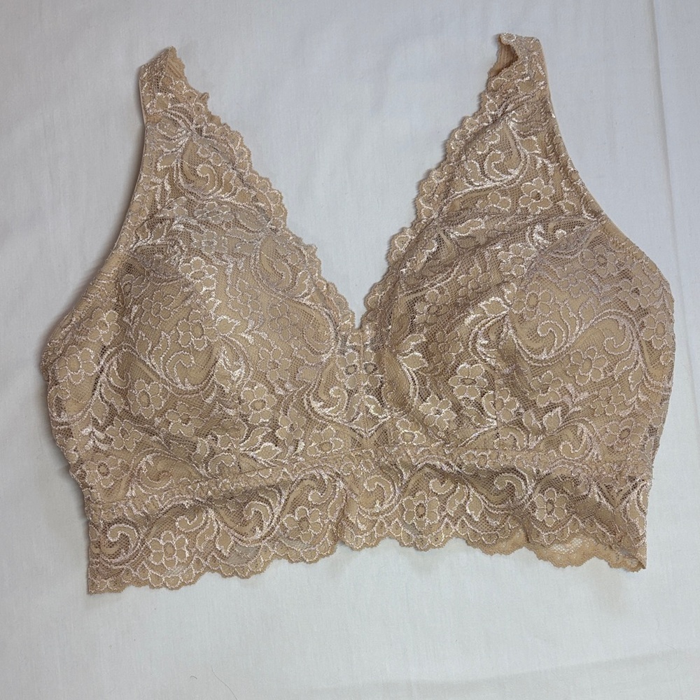 Smart & Sexy Lace Bralette in Tan